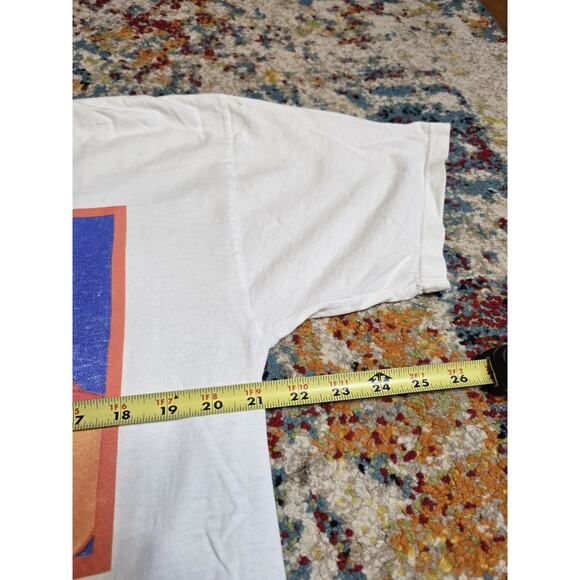 Vintage 90's Winnie The Pooh Piglet Best Friends Graphic T-Shirt Sz Large HOLES - Picture 5 of 10